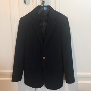 Boys wool blend navy blazer, Chaps